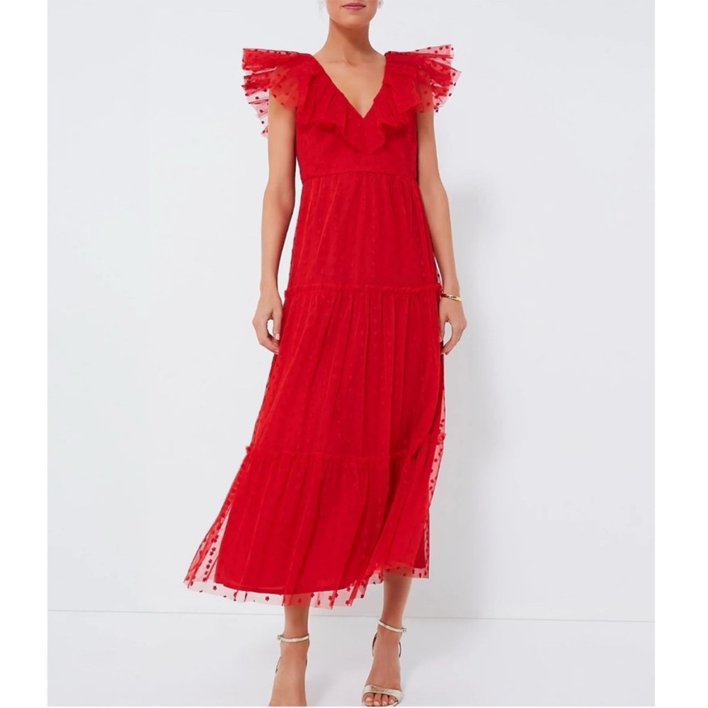 TUCKERNUCK Red Giselle Tulle Gown